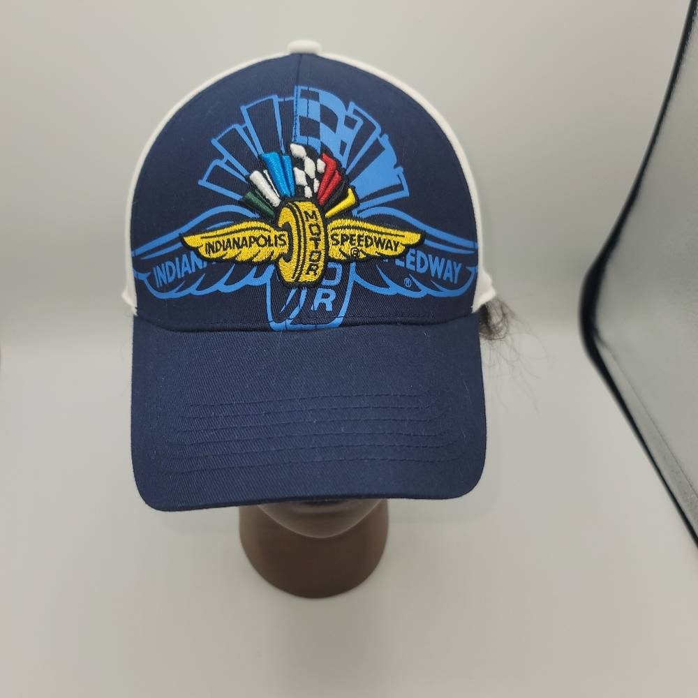 NEW Indianapolis Motor Speedway Blue and White Baseball Cap Hat, Officia…
